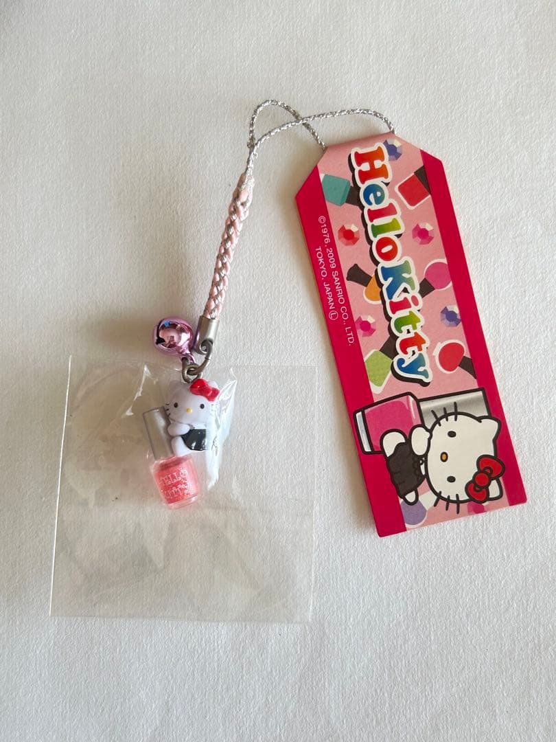 超レア】ハローキティ サンリオ 2009年 お仕事シリーズ ネイリスト 根付け