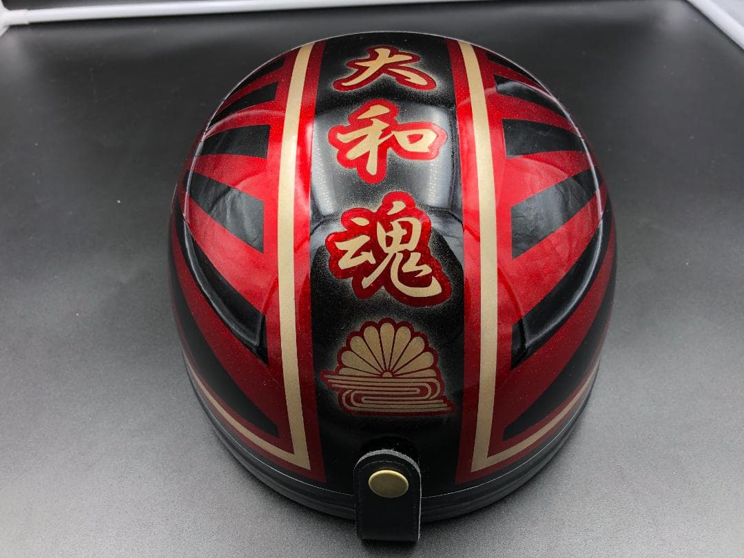 コルク半 カスタム 富士日章 3つボタン 黒赤ラメ 高級クリヤ送料無料