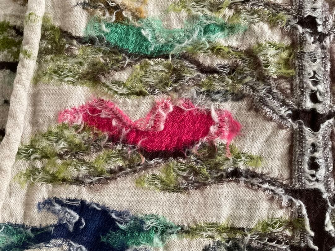 KAPITAL ストール マフラー バードツリー柄