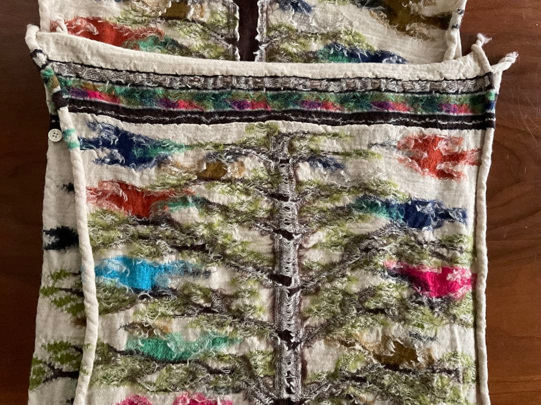 KAPITAL ストール マフラー バードツリー柄