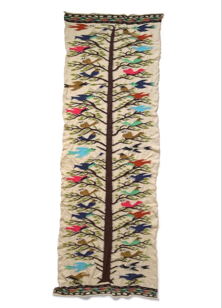 KAPITAL ストール マフラー バードツリー柄