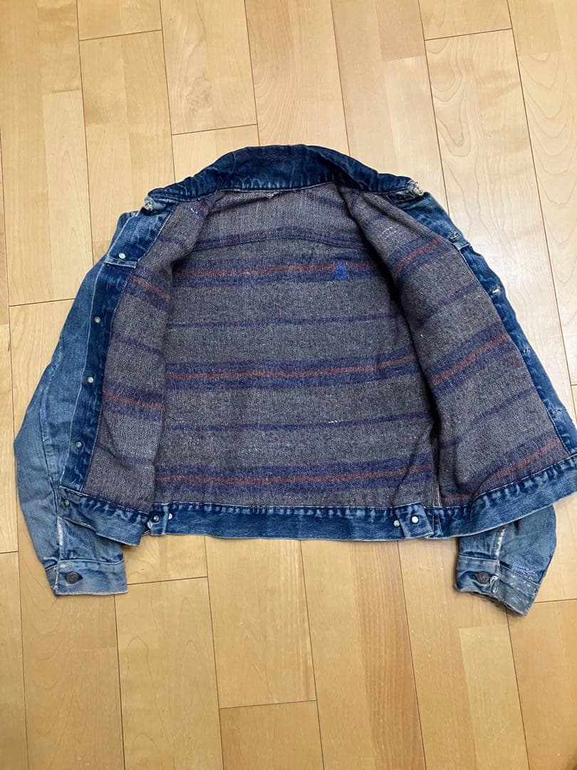 希少ヴィンテージ　内ボア付　Levi'sデニムジャケット