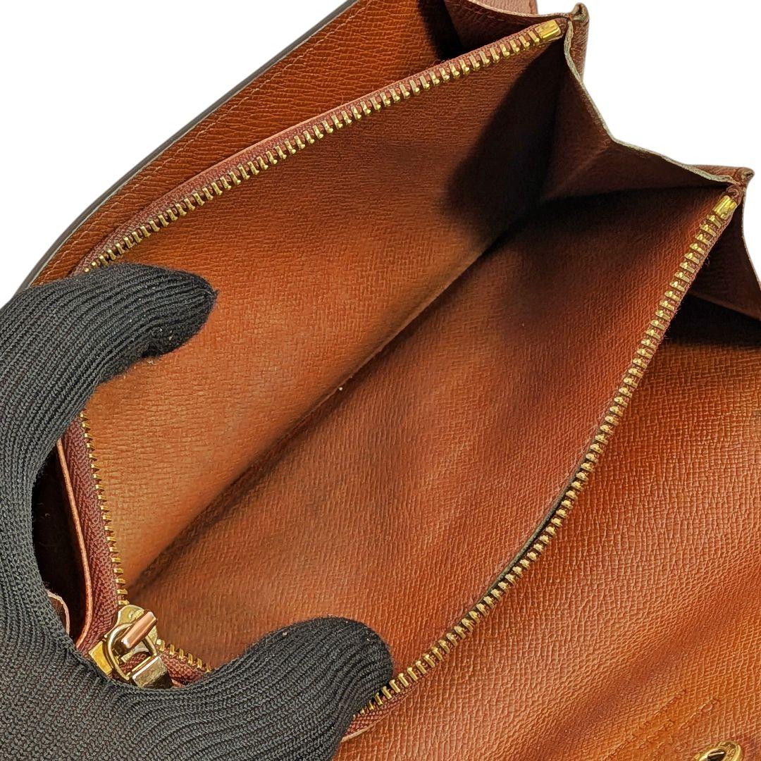 良品 ルイヴィトン モノグラム ポシェット ポルトモネ クレディ 958