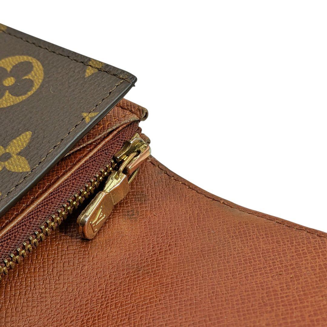 良品 ルイヴィトン モノグラム ポシェット ポルトモネ クレディ 958