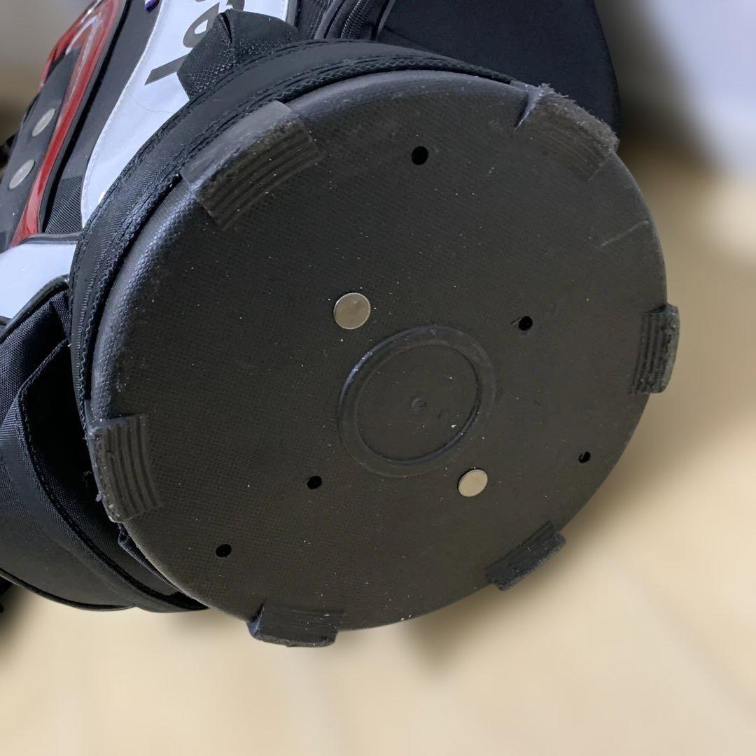 le coq sportif キャディバッグ 黒/赤/白