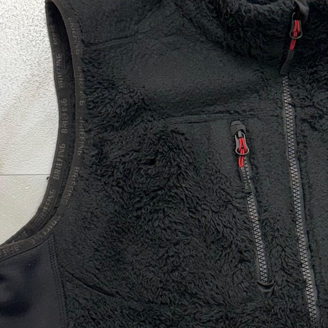 BRIEFING フリースベスト ゴルフ GOLF メンズ L 黒