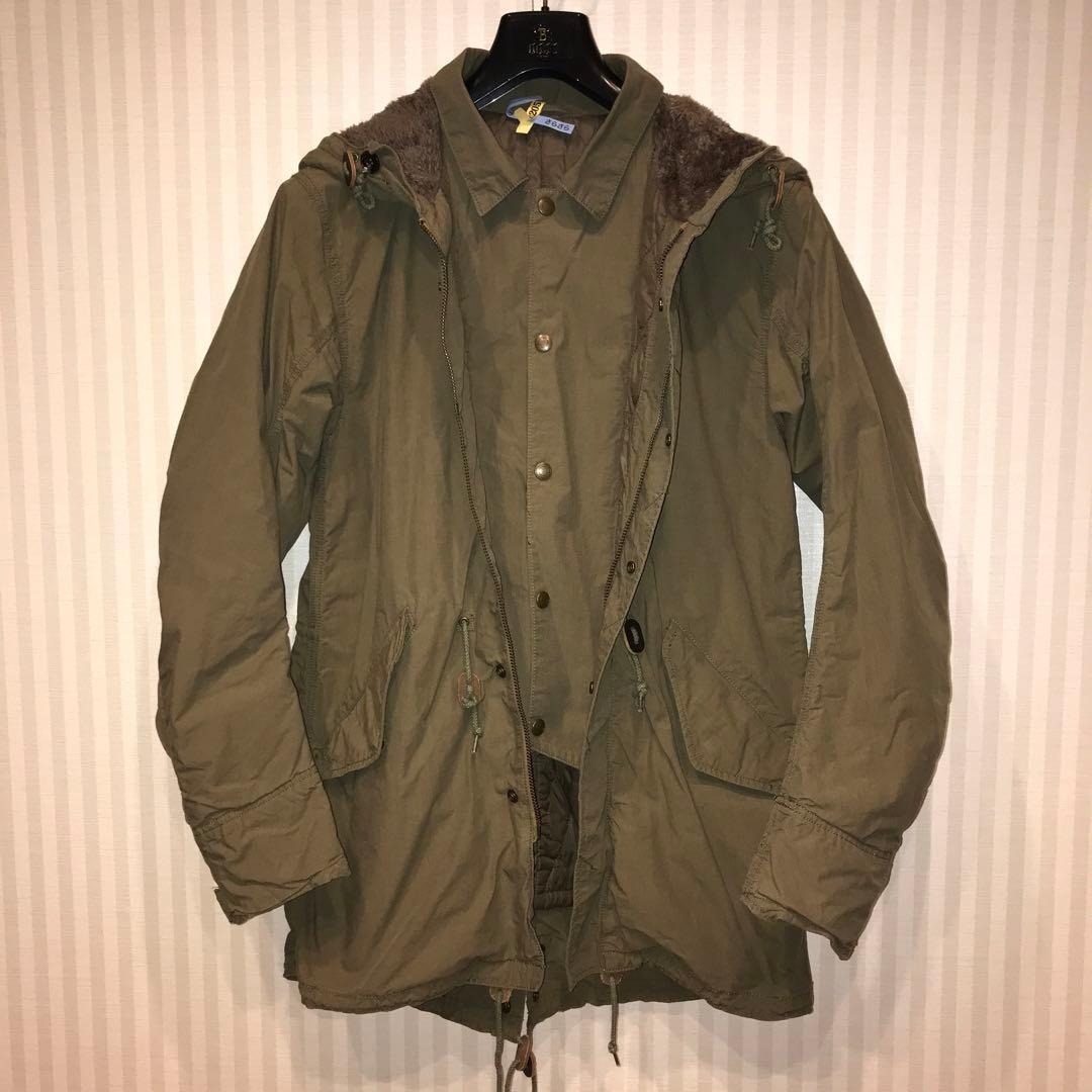 イロコイ　モッズコート　レイヤード　フィッシュテール