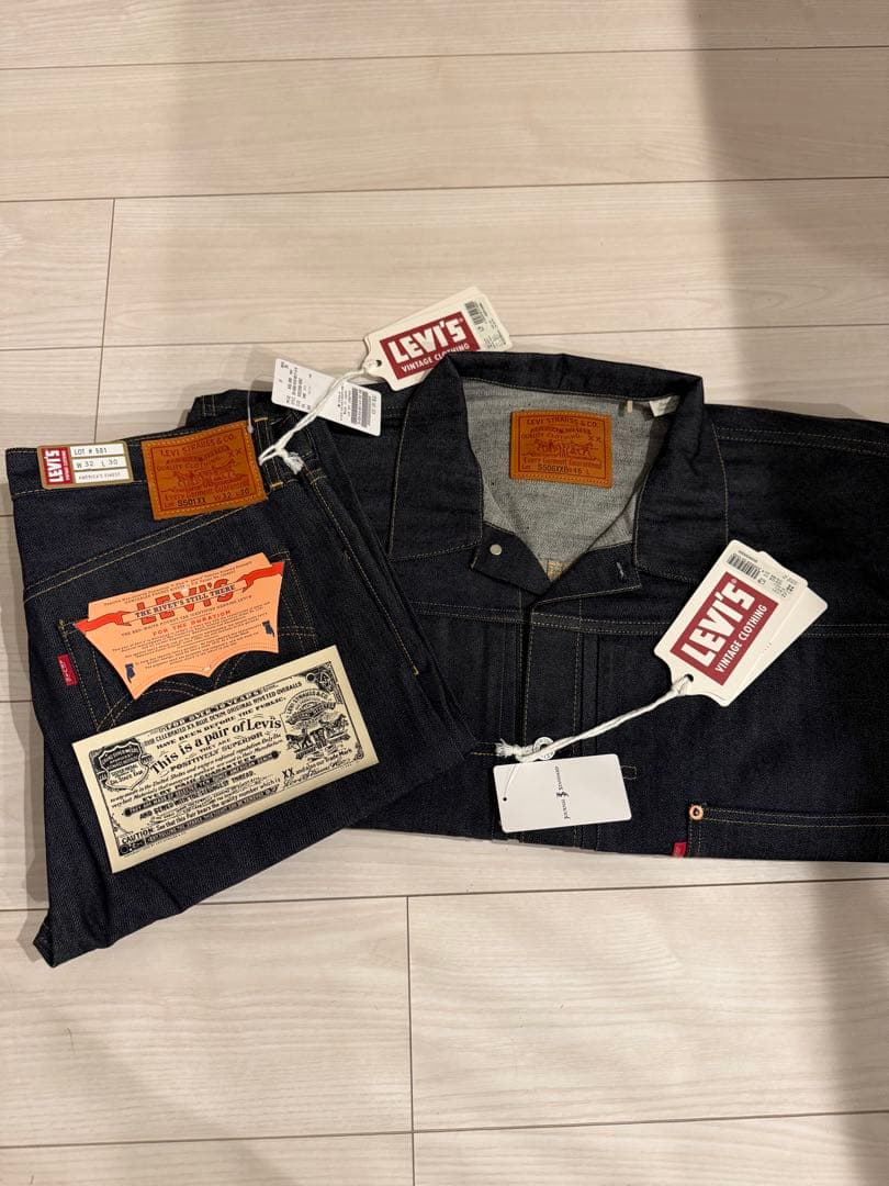 リーバイスビンテージクロージング S506XXE 大戦モデル 46 セットアップ