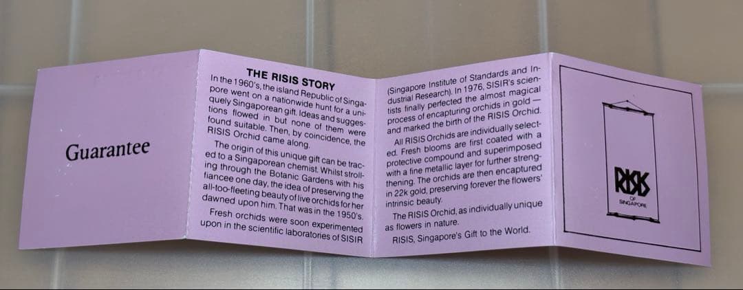 RISIS 22K 蘭ネックレス ジュエリー ループタイ ＊新品・未使用品