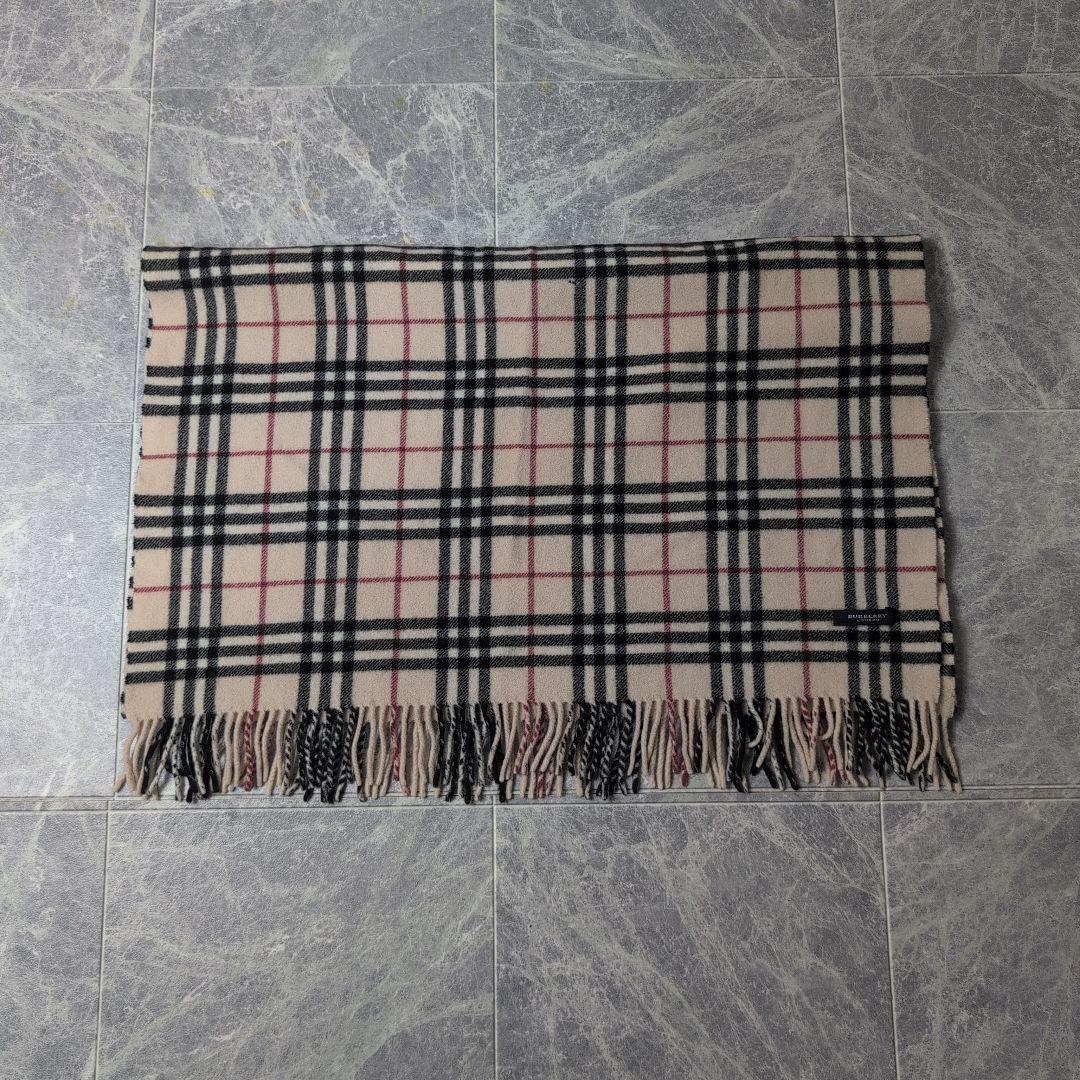 BURBERRY LONDON バーバリー ノバチェック 大判マフラー ストール