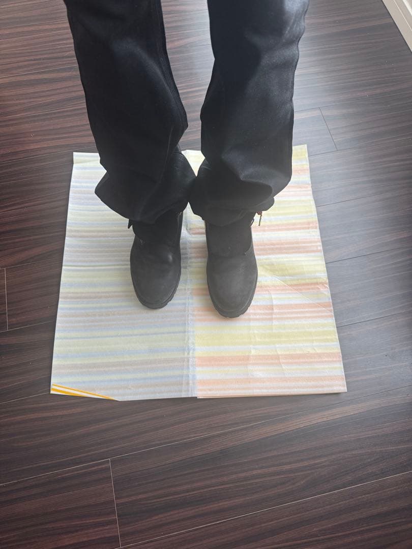 H.ESNTLS ワックス　フレアウォッシュデニム レトロブーツカット