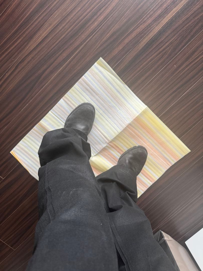 H.ESNTLS ワックス　フレアウォッシュデニム レトロブーツカット