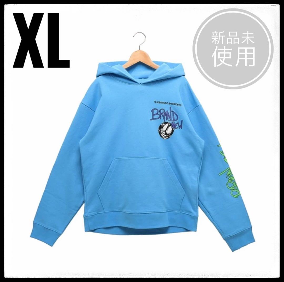 新品】クロムハーツCHROME HEARTS XL ブルー パーカー男女兼用 - メルカリ