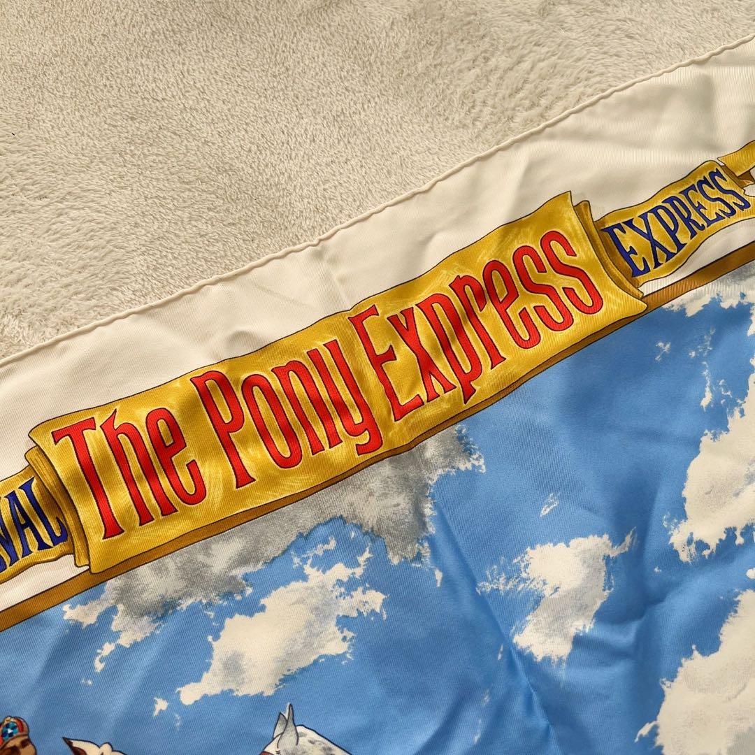 エルメス HERMES カレ90 THE PONY EXPRESS 郵便社