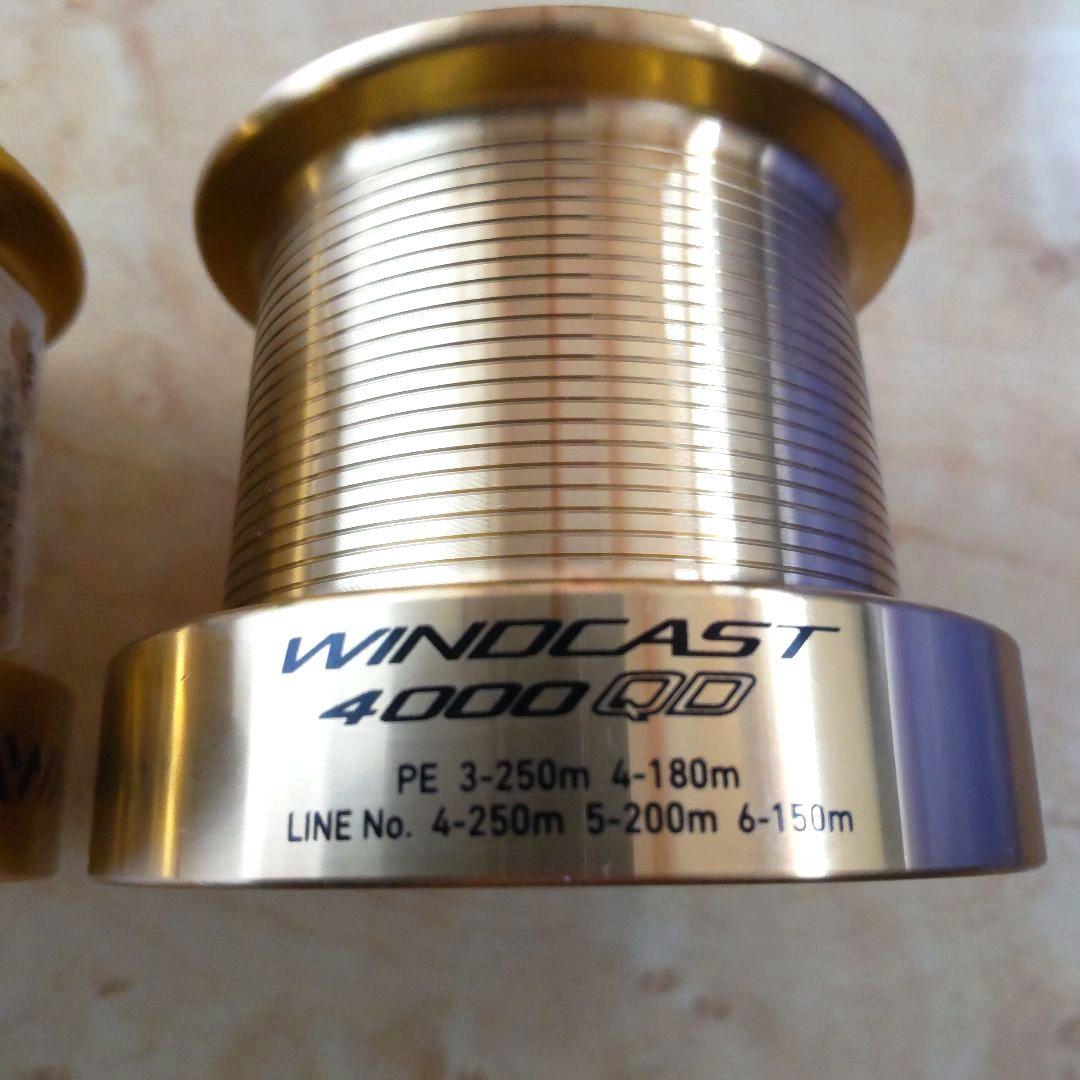 ダイワ 10 ウィンドキャスト 4000 QD 中古美品 ①