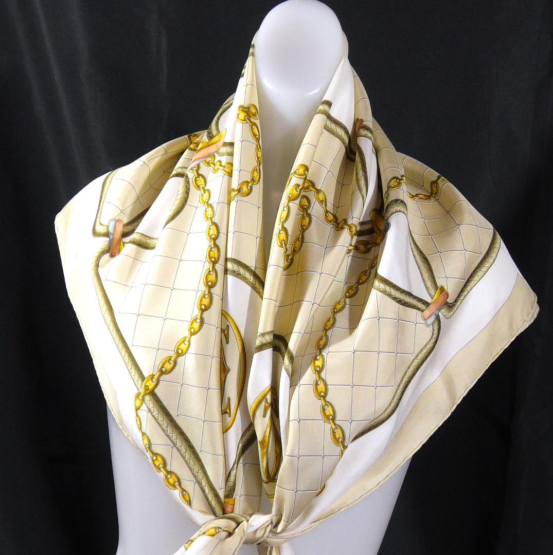 Cartier カルティエ 大判シルクスカーフ D543 - メルカリ