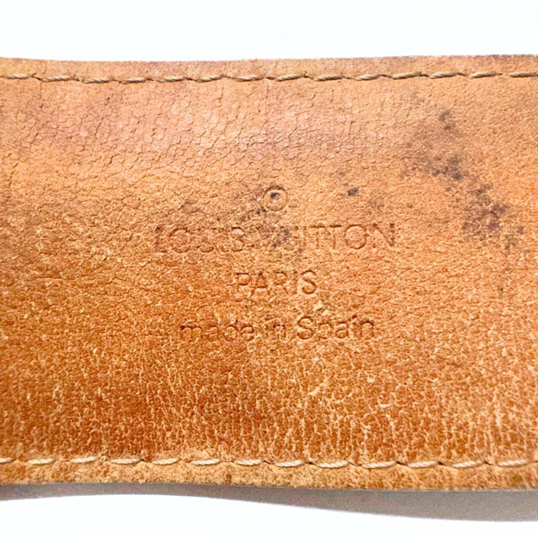 専用 ルイヴィトン サンチュール LVイニシャル ベルト アズール M9609