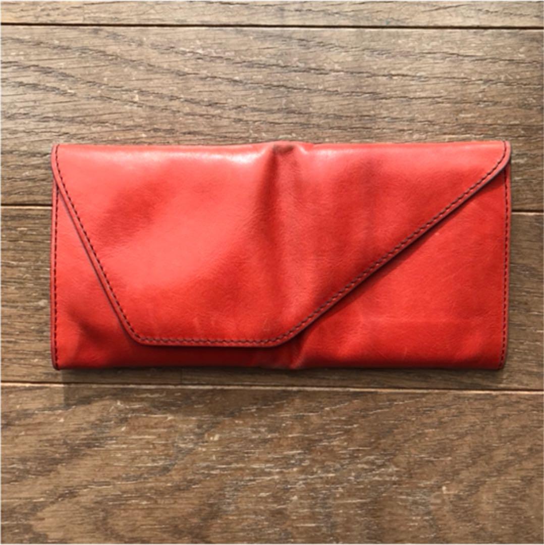 アブラサス 旅行財布 チリレッド - メルカリ