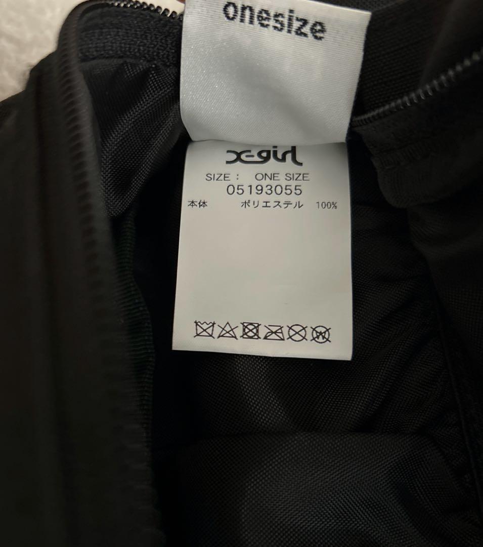 ★(^^) ★新品　エックスガールレオパードボックスロゴヒップバッグ