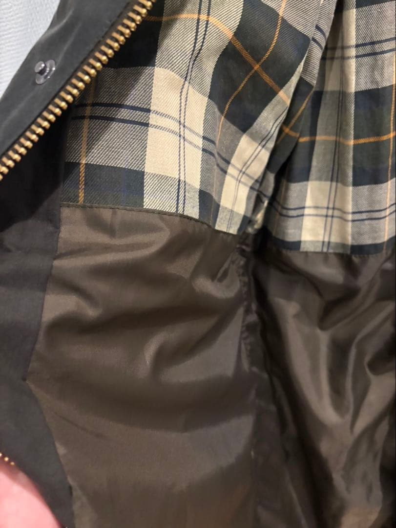 【未使用美品】Barbour OS WAX BURGHLEY 36 セージ