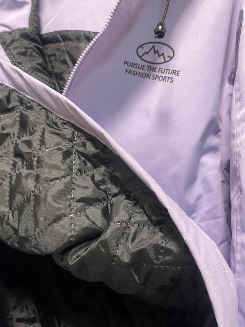 スノーボードウェア 上下セット レディース スキーウェア　パープル