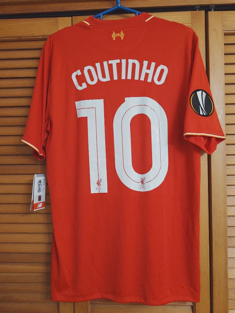 リバプール 15-16 ホームユニフォーム コウチーニョ 10 リバプール 15