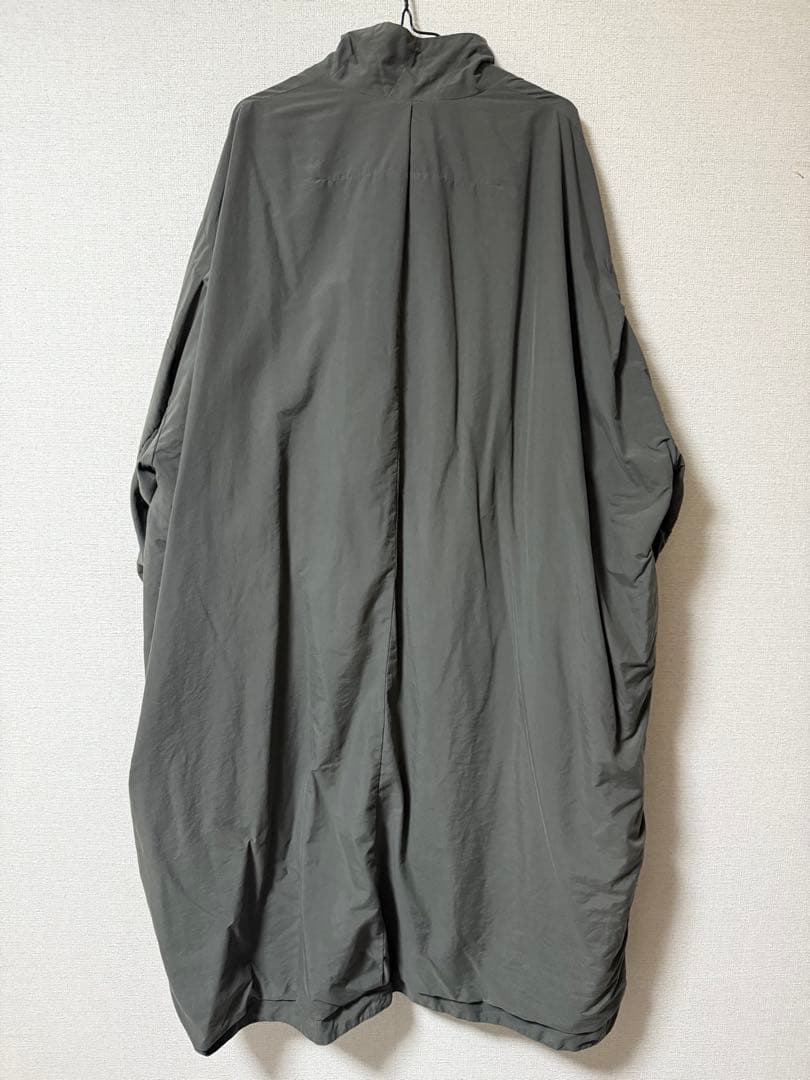 FIRMUM ナイロンタッサーガーメントダイスタンドカラーリバーシブルコート