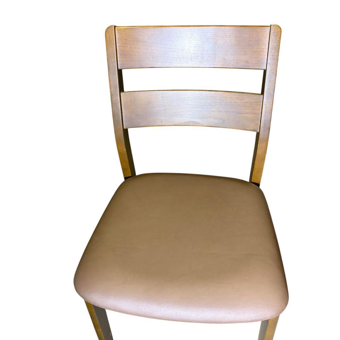 極美品 飛騨産業 ダイニングチェア キツツキマーク 2脚セット①