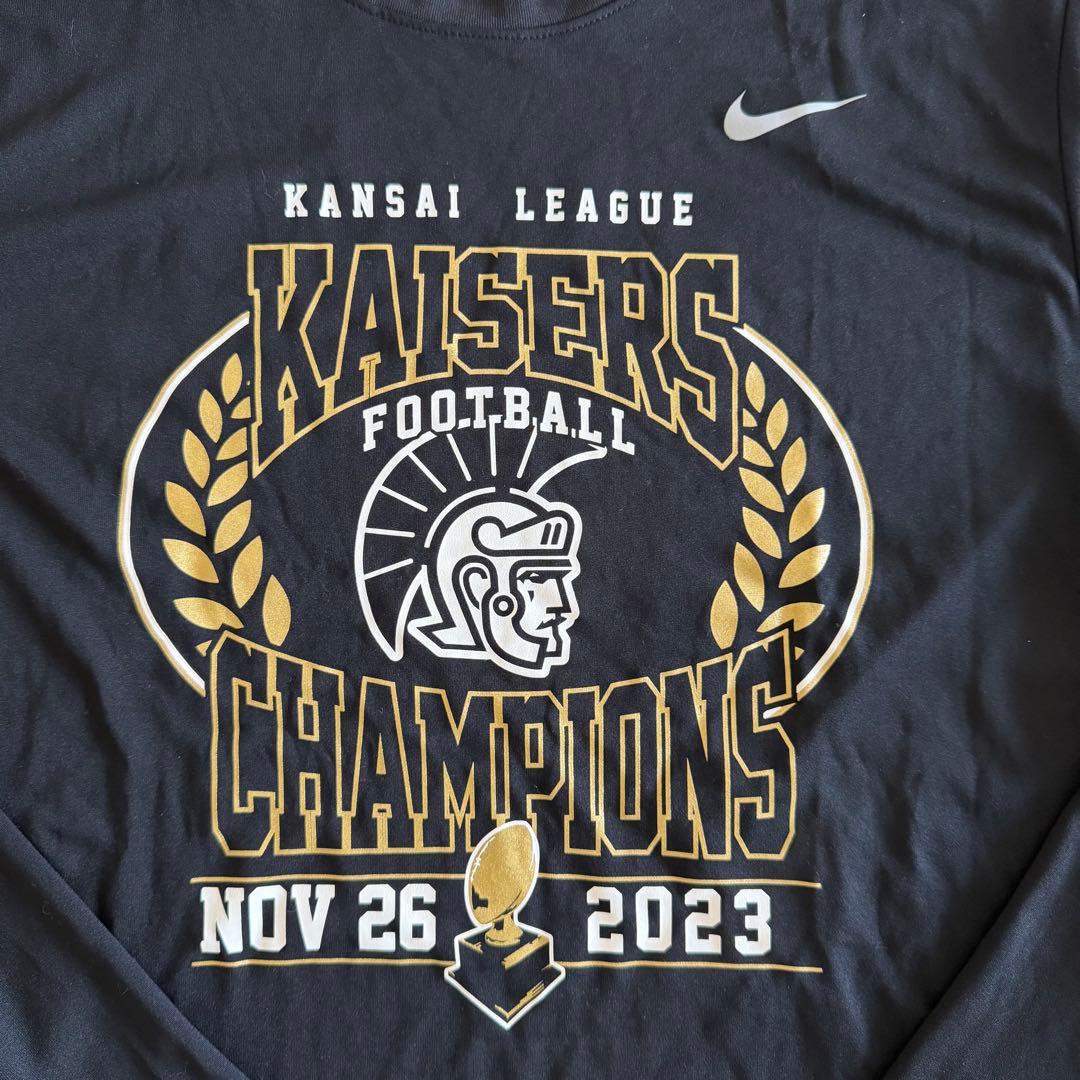 希少！【新品タグ付】ナイキ 関西大学 カイザース 優勝記念 ロンT XL