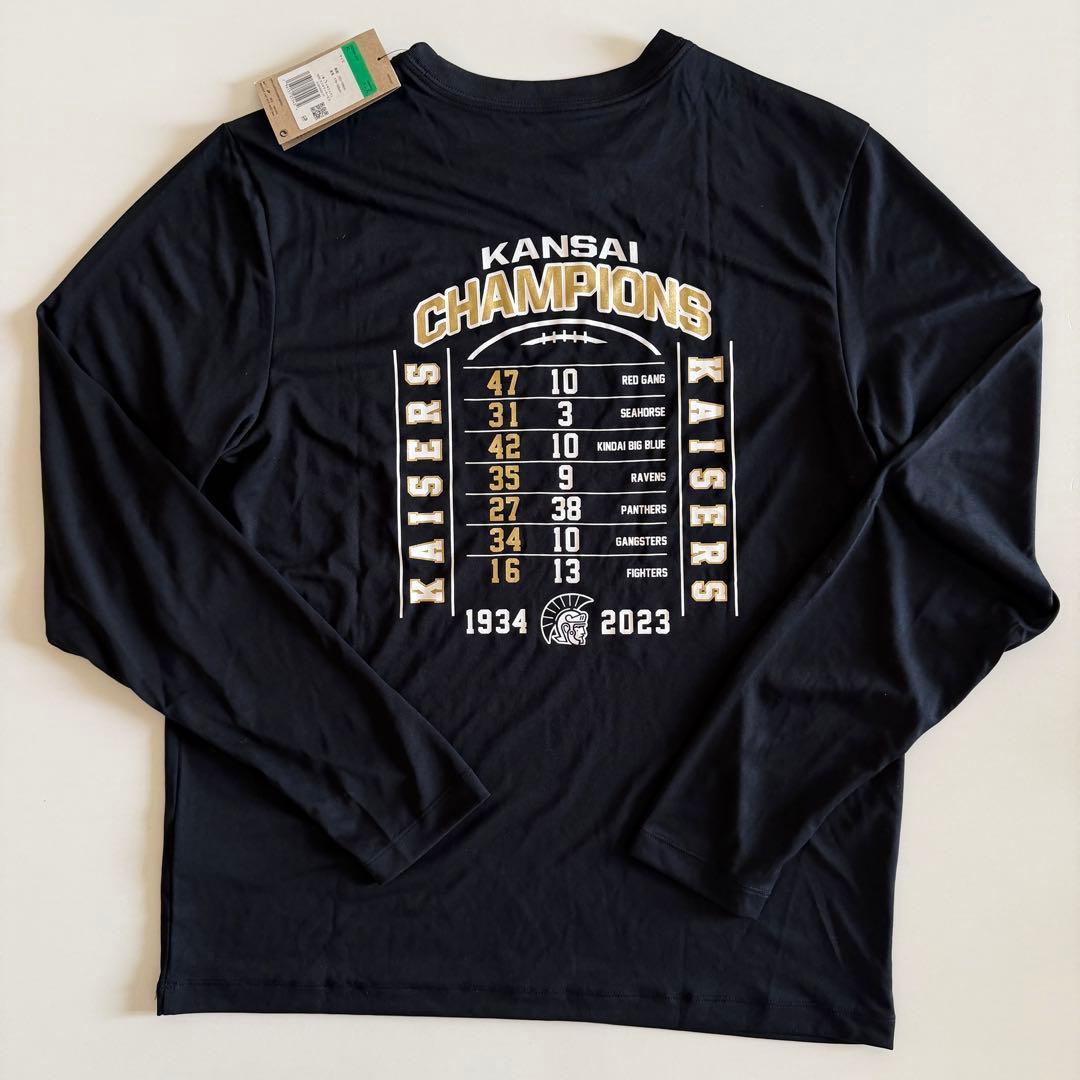 希少！【新品タグ付】ナイキ 関西大学 カイザース 優勝記念 ロンT XL