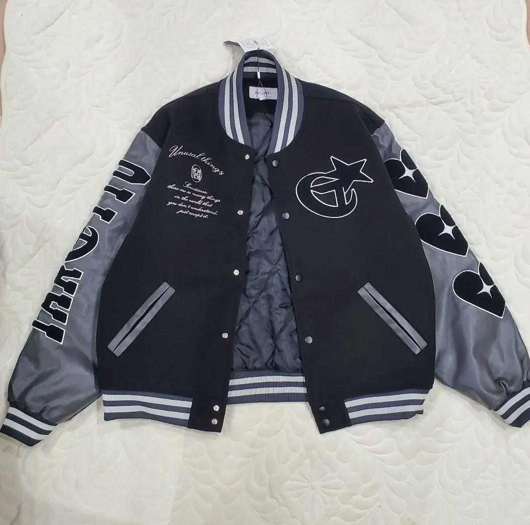 新品✨️targettoターゲットトリプルハートヴァーシティジャケット ブルゾン