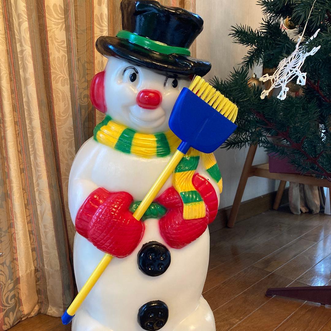 スノーマン　イルミネーションライト　クリスマス