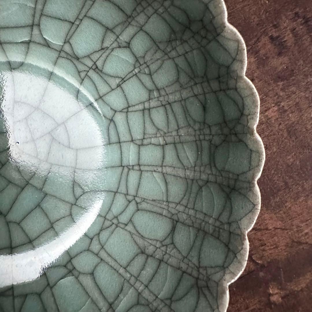 青磁 輪花杯 郊壇官窯 哥窯 唐物 中国美術 中国古玩 - メルカリ