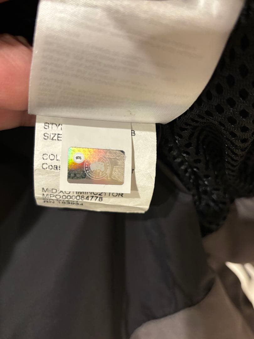 カナダグース　ダウンジャケットMM ブラックレーベル