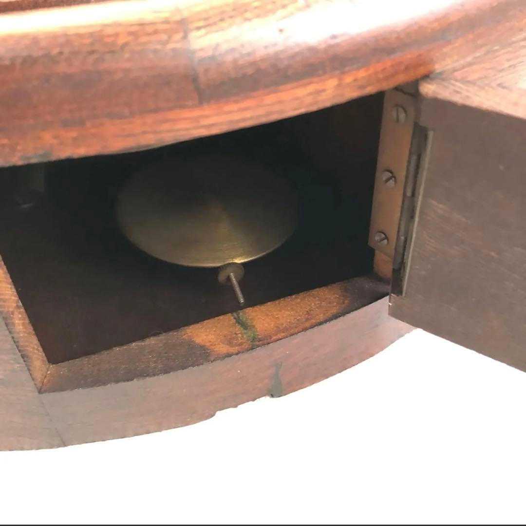 【12/16まで特価】昭和レトロ　精工舎 丸型グレシャム型掛時計 稼働品