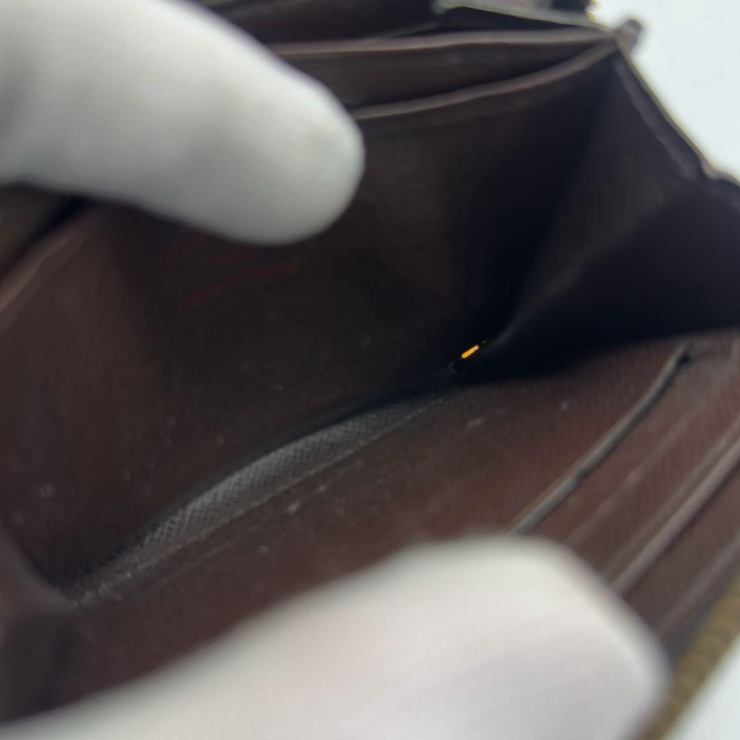 ルイヴィトン ジッピーパース ダミエ ブラウン 小銭入れ コンパクト