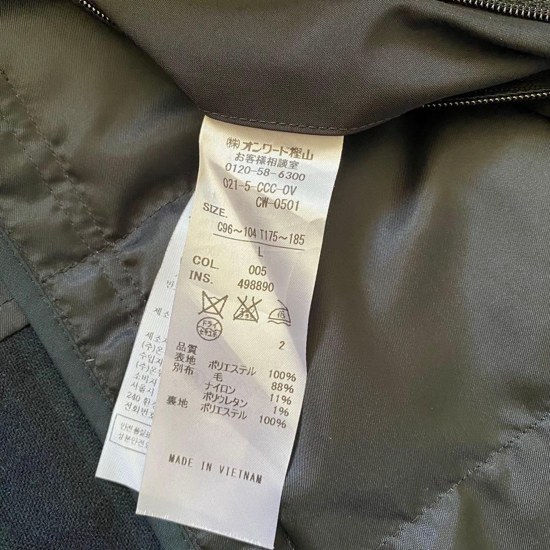 美品！J.PRESS スタンドカラーコート ライナー付 (ダウン) L 黒