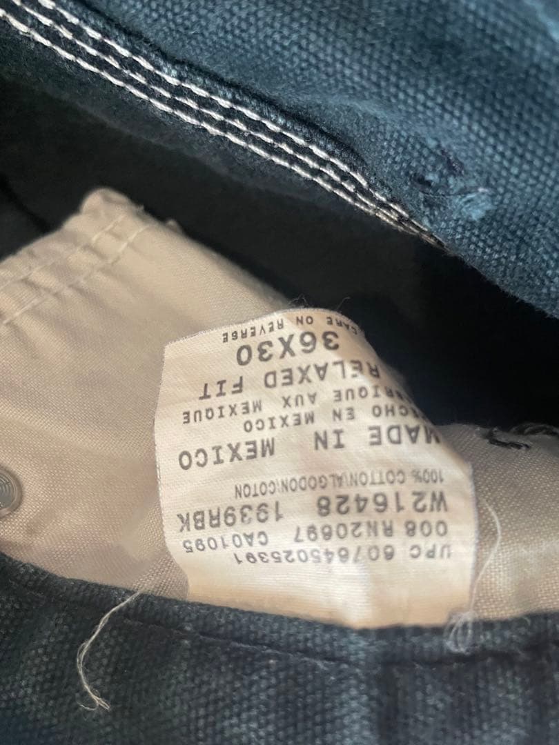 ディッキーズ　ペインターパンツ dickies 黒　スミグロ　ダック地