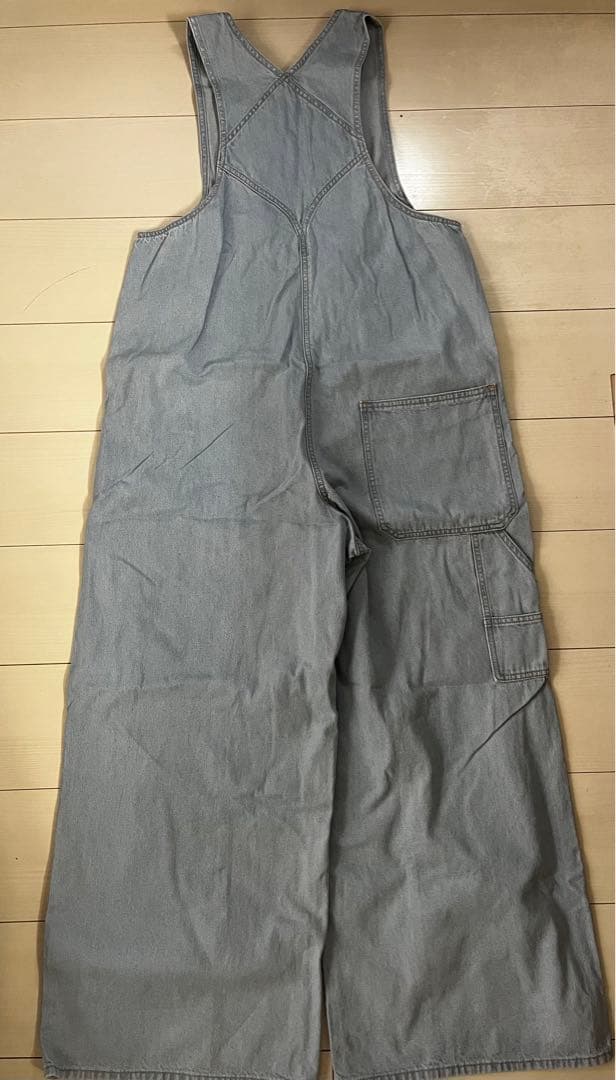 【美品】plage カレンテージ　別注 W ZIP サロペット 38 ブルー