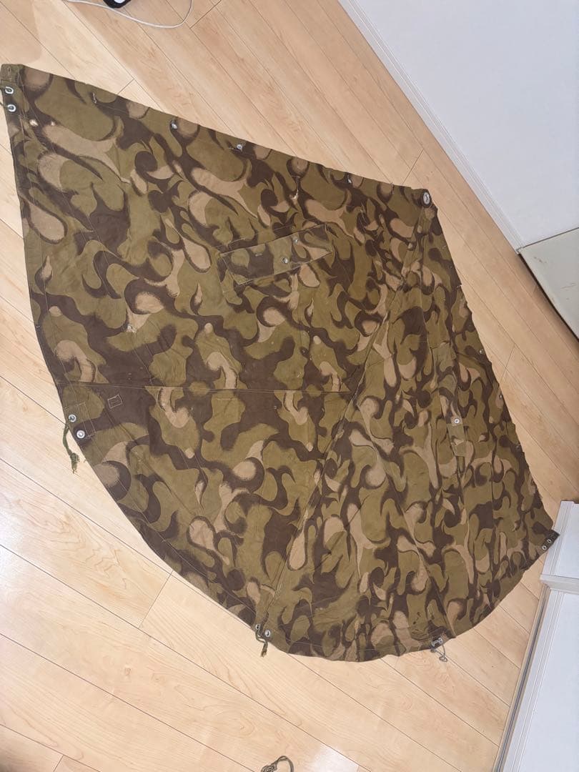 ハンガリー軍幕　初期1枚　ポンチョテント