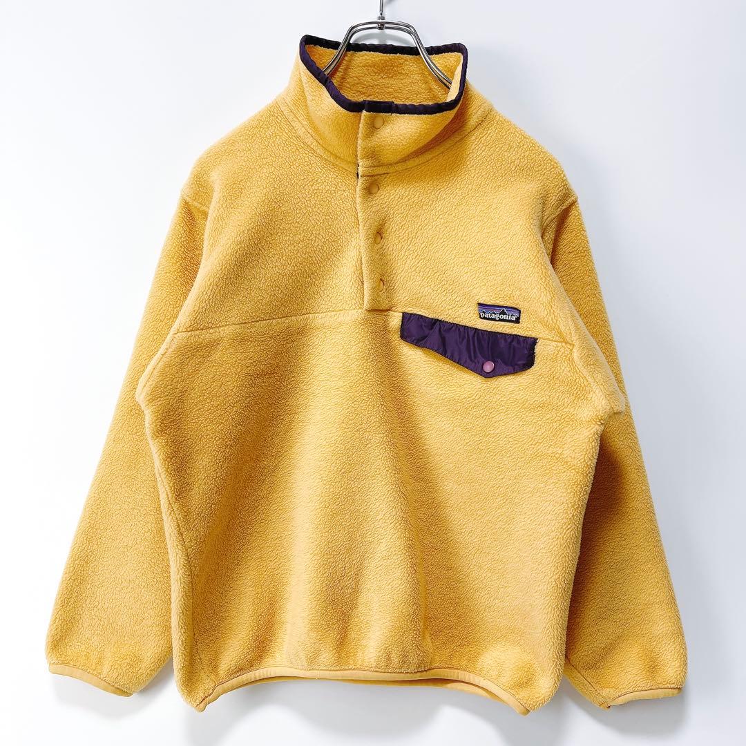 パタゴニア シンチラスナップT イエロー XSジャマイカ製 25450F4