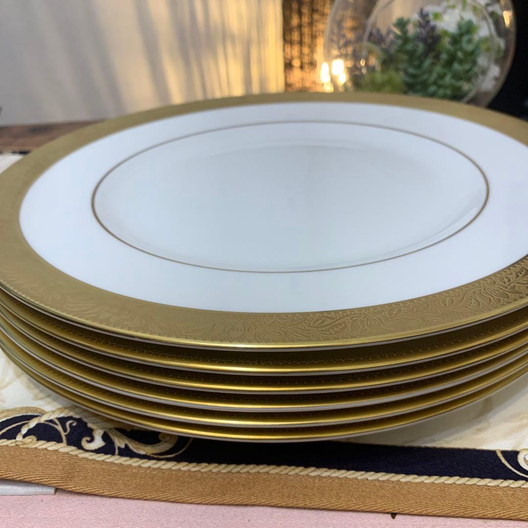 希少 ウェッジウッド アスコット 27cm ディナープレート 6枚 大皿