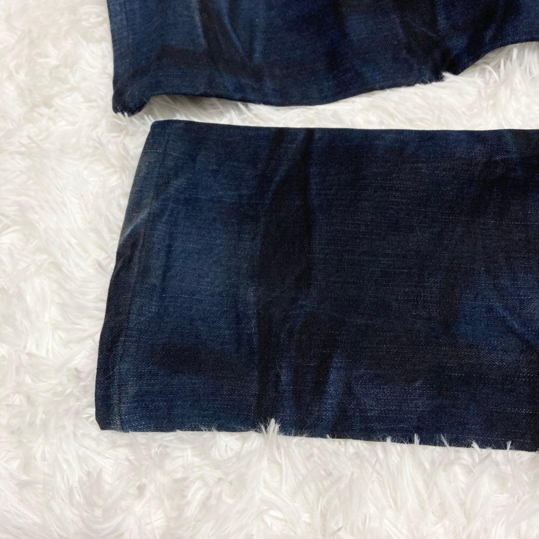 希少 KURO×京都紋付 GRAPHITE W33 デニム パンツ メンズ