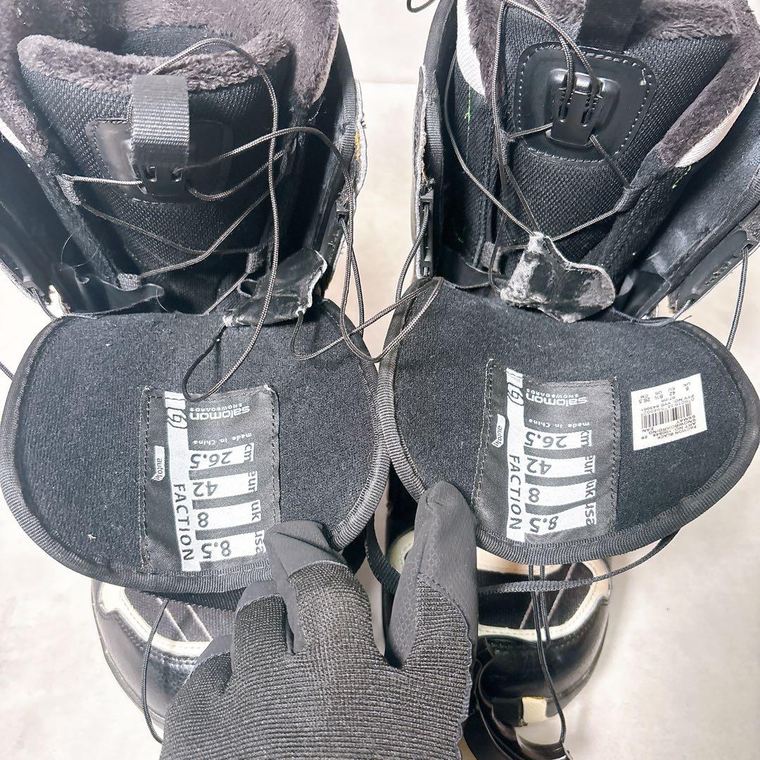 06B 26.5cm Salomon Faction スノーボードブーツ