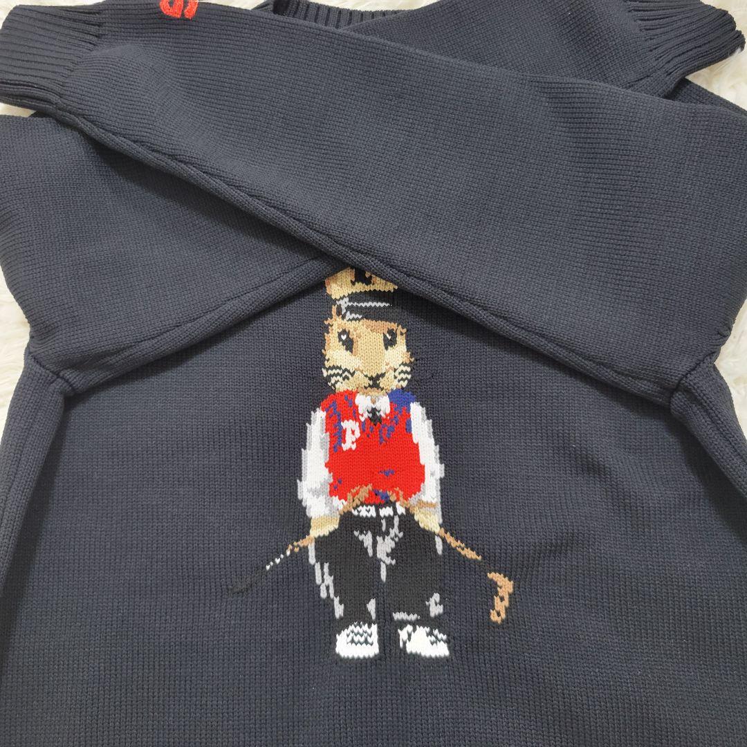 極美品✨パーリーゲイツ　ニットプルオーバー　トラッドラビット　うさぎ　24年