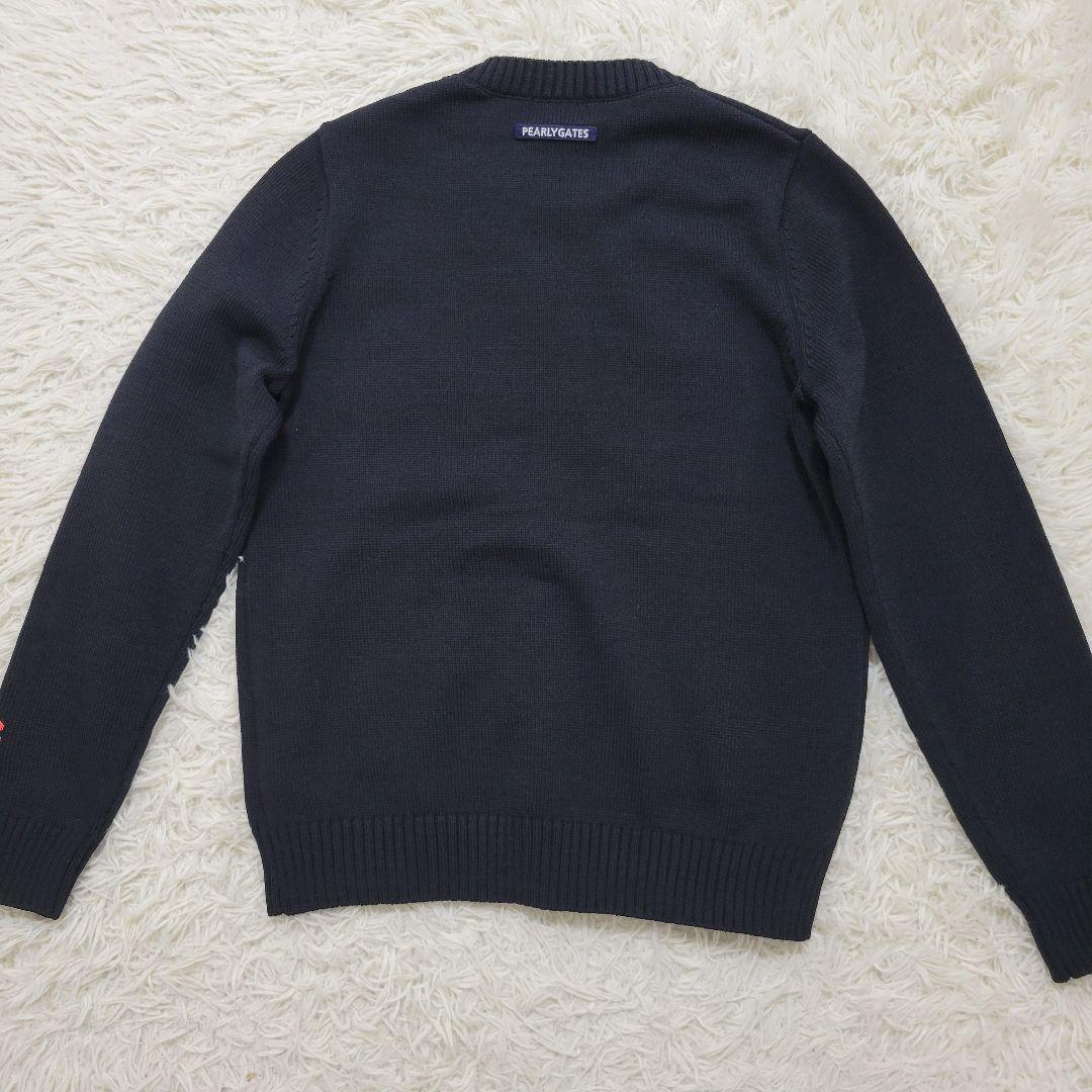 極美品✨パーリーゲイツ　ニットプルオーバー　トラッドラビット　うさぎ　24年