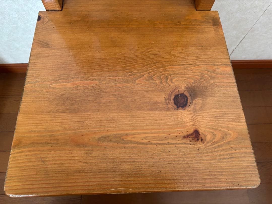 アンファン パイン材ダイニングチェア①