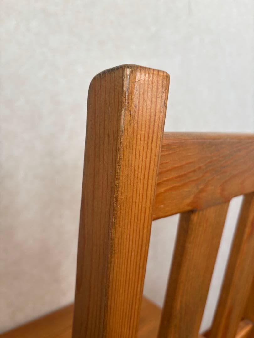 アンファン パイン材ダイニングチェア①