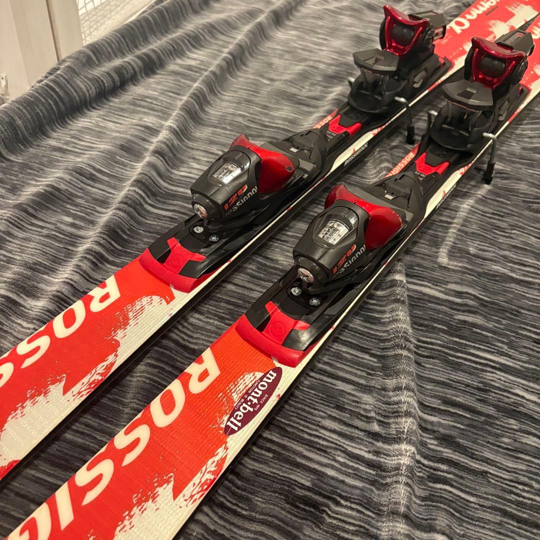 ROSSIGNOL Demo α 160cm スキー 専用バンド付き