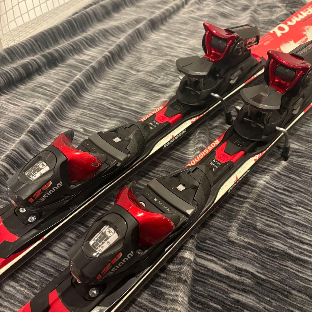 ROSSIGNOL Demo α 160cm スキー 専用バンド付き